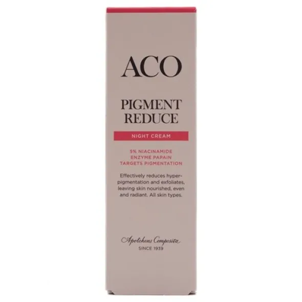 ACO pigment reduce night cream