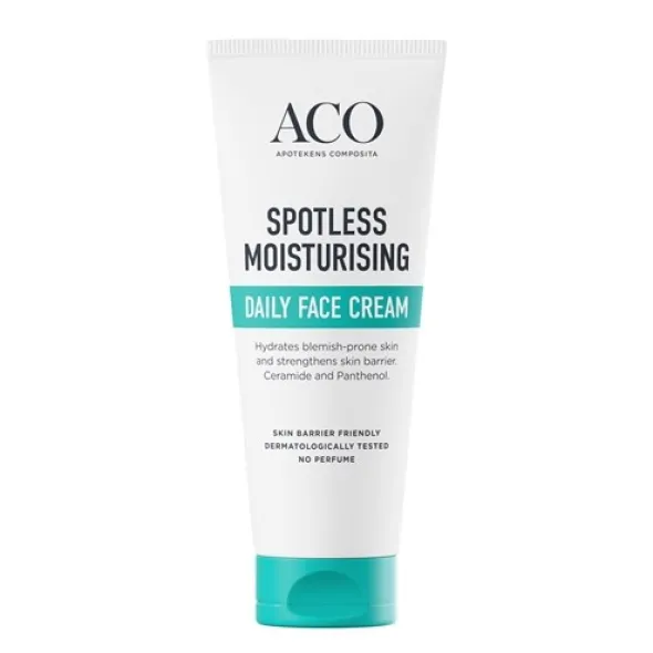 ACO spotless daily face cream