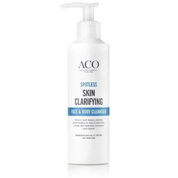 ACO spotless skin clarifying face & body cleanser
