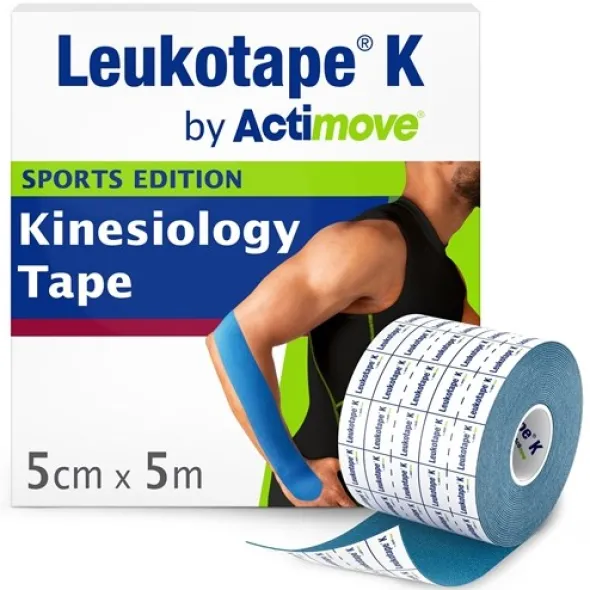 Actimove Leukotape K Kinesiology Tape blå