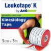 Actimove Leukotape K Kinesiology Tape rød
