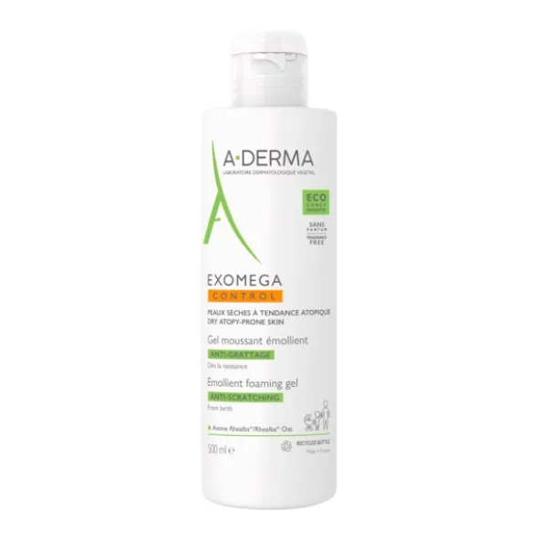 A-Derma Exomega control foaming gel