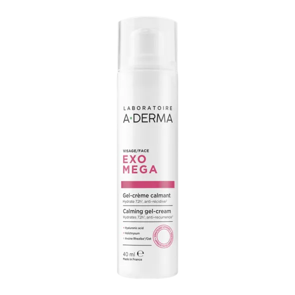 A-Derma Exomega Face calming gel-cream