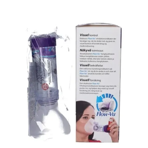 AeroChamber plus flow-vu maske