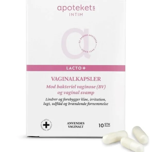 Apotekets Intim lacto+ vaginalkapsler