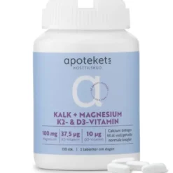 Apotekets kalk-mag-K2 + D3-vitamin