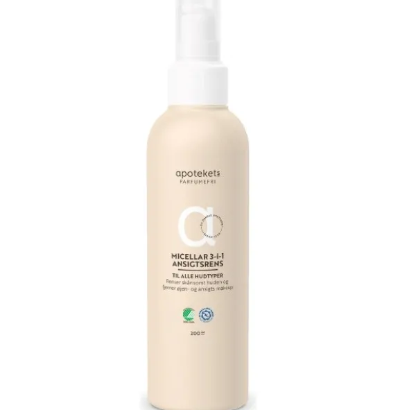 Apotekets Parfumefri micellar 3-i-1 ansigtsrens