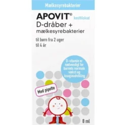 Apovit D-dråber + mælkesyrebakterier