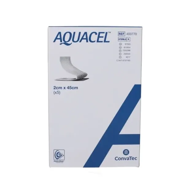 Aquacel hydrofiber sårbandage 2 x 45 cm
