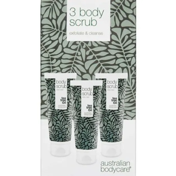 Australian Bodycare body scrub sampak