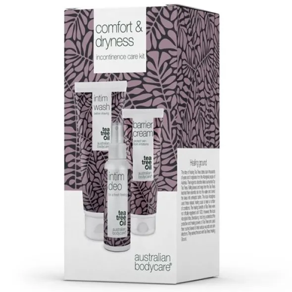 Australian Bodycare comfort & dryness sampak