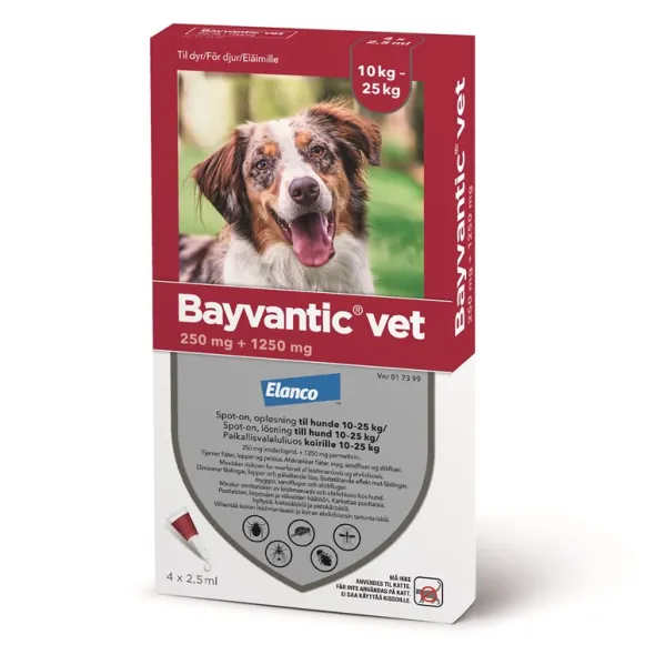 Bayvantic vet til hund 10-25 kg