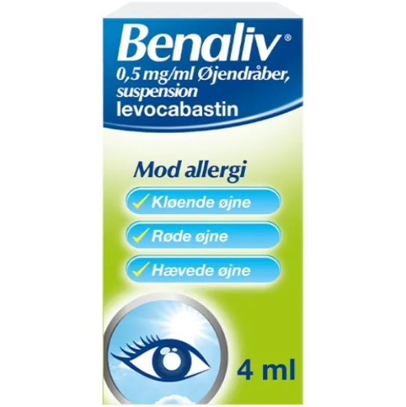 Benaliv øjendråber