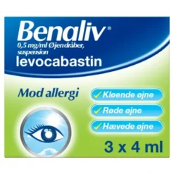 Benaliv øjendråber