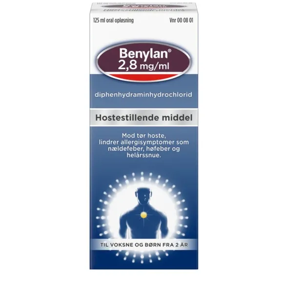 Benylan hostestillende blå