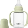 BIBS baby sippy bottle sage