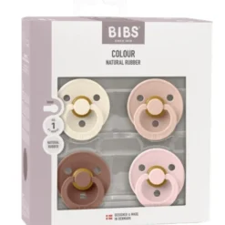 BIBS Colour size 1 ivory/blush/woodchuck/blossom