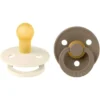 BIBS Colour size 1 ivory/dark oak