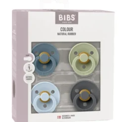 BIBS Colour size 1 petrol/sage/baby blue/iron