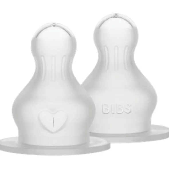 BIBS flaskesutter slow flow silicone