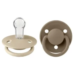 BIBS pacifier de lux onesize vanilla/dark oak