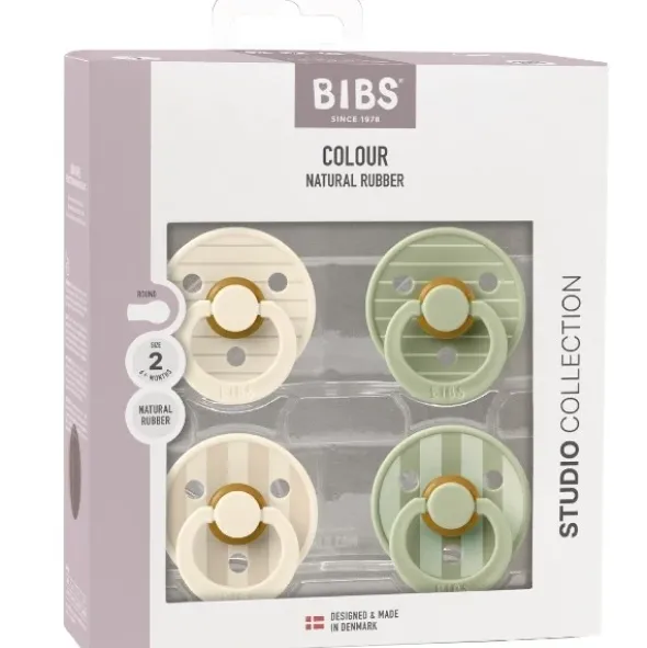 BIBS Studio Colour size 2 pin ivory vanilla/sage