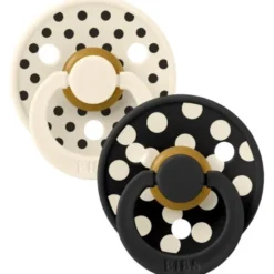 BIBS Studio Colour size 2 polka ivory/black