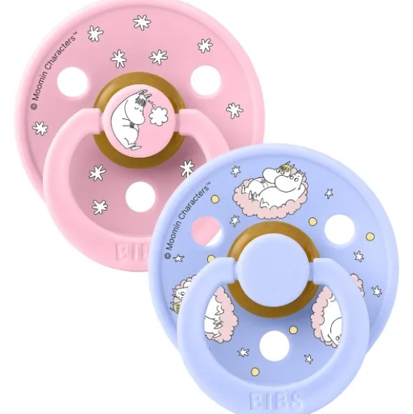 BIBS x Moomin Colour size 1 baby pink/hush mix