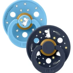 BIBS x Moomin Colour size 2 goodnight breeze/deep space mix