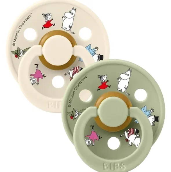 BIBS x Moomin Colour size 2 ivory/sage mix