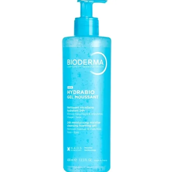 Bioderma Hydrabio gel moussant micellar cleansing foaming gel