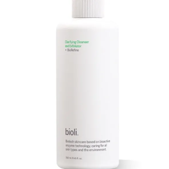 Bioli clarifying cleanser and exfoliator