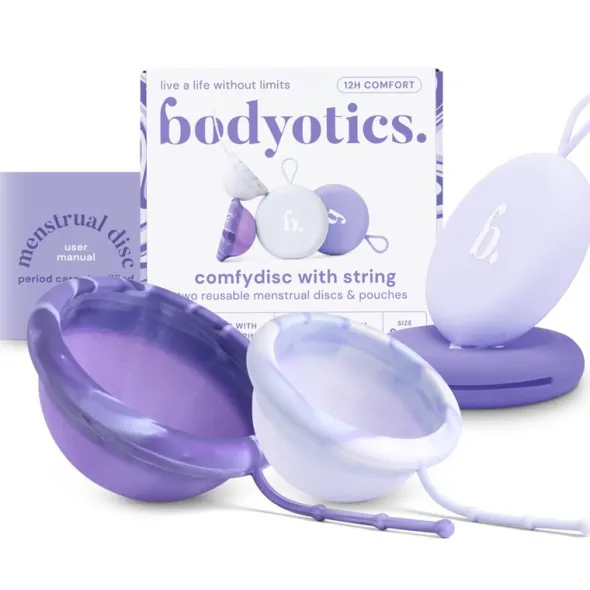 Bodyotics menstruationsdisk sæt lilla