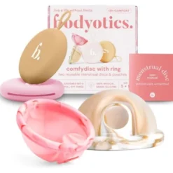 Bodyotics menstruationsdisk sæt beige/pink