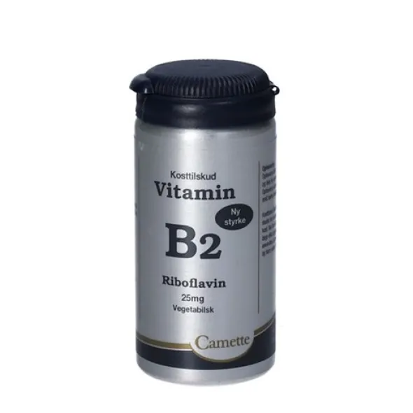 Camette b2 vitamin riboflavin 25 mg