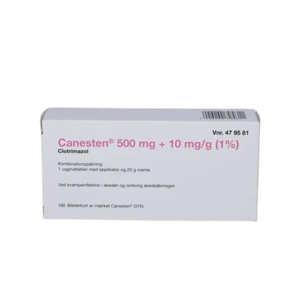 Canesten vaginal tablet og creme 2care4