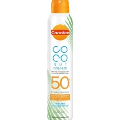 Carroten coconut suncare invisible spray SPF50