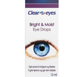Clear Eyes bright & moist eye drops