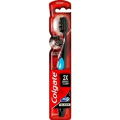Colgate 360 black medium tandbørste