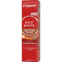 Colgate max white coffee, tea and wine tandpasta