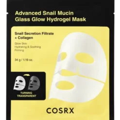 Cosrx advanced snail mucin glass glow hydrogel mask