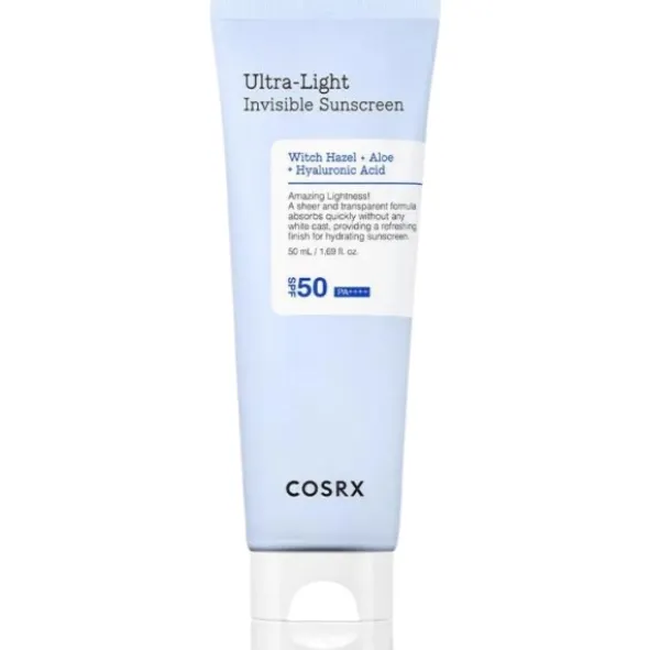 Cosrx ultra-light invisible sunscreen SPF50