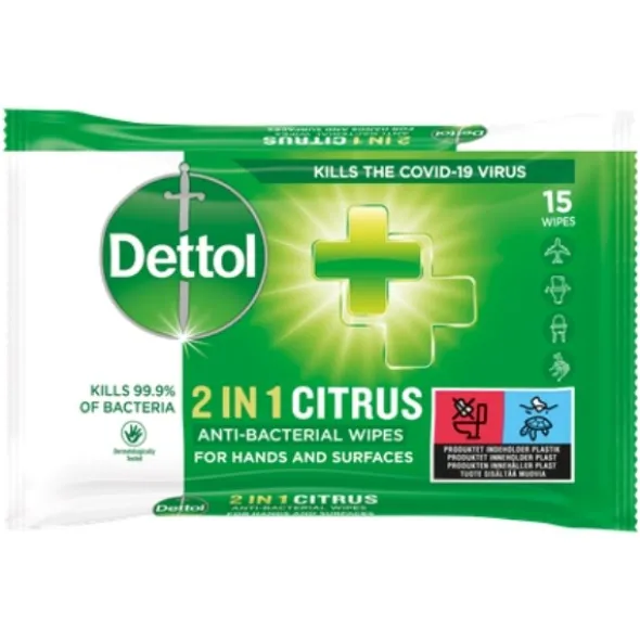 Dettol 2i1 wipes