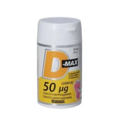 D-max 50 mikg jordbær/hindbærsmag