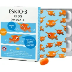 Eskio-3 kids chew omega-3 og D-vitamin