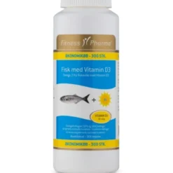 Fitness Pharma fiskeolie med vitamin D3
