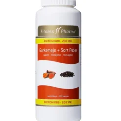 Fitness Pharma gurkemeje + sort peber