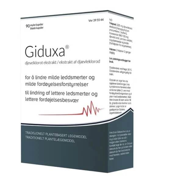 Giduxa 90 stk. bløde kapsler