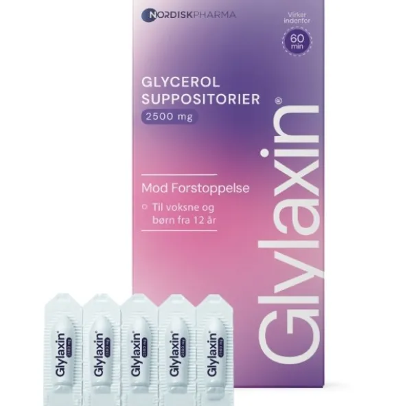 Glylaxin glycerol suppositorier