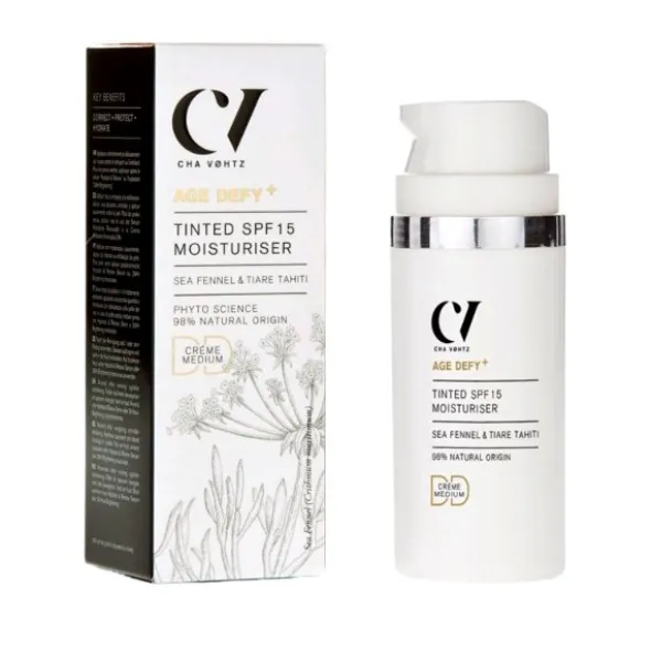 Green People age defy+ tinted spf 15 moisturiser medium